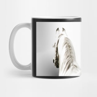 White Arabian Horse Mug